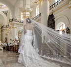 Entrada de la novia a la iglesia con música de piano y violín