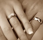 Música suave para el rito del matrimonio y entrega de anillos